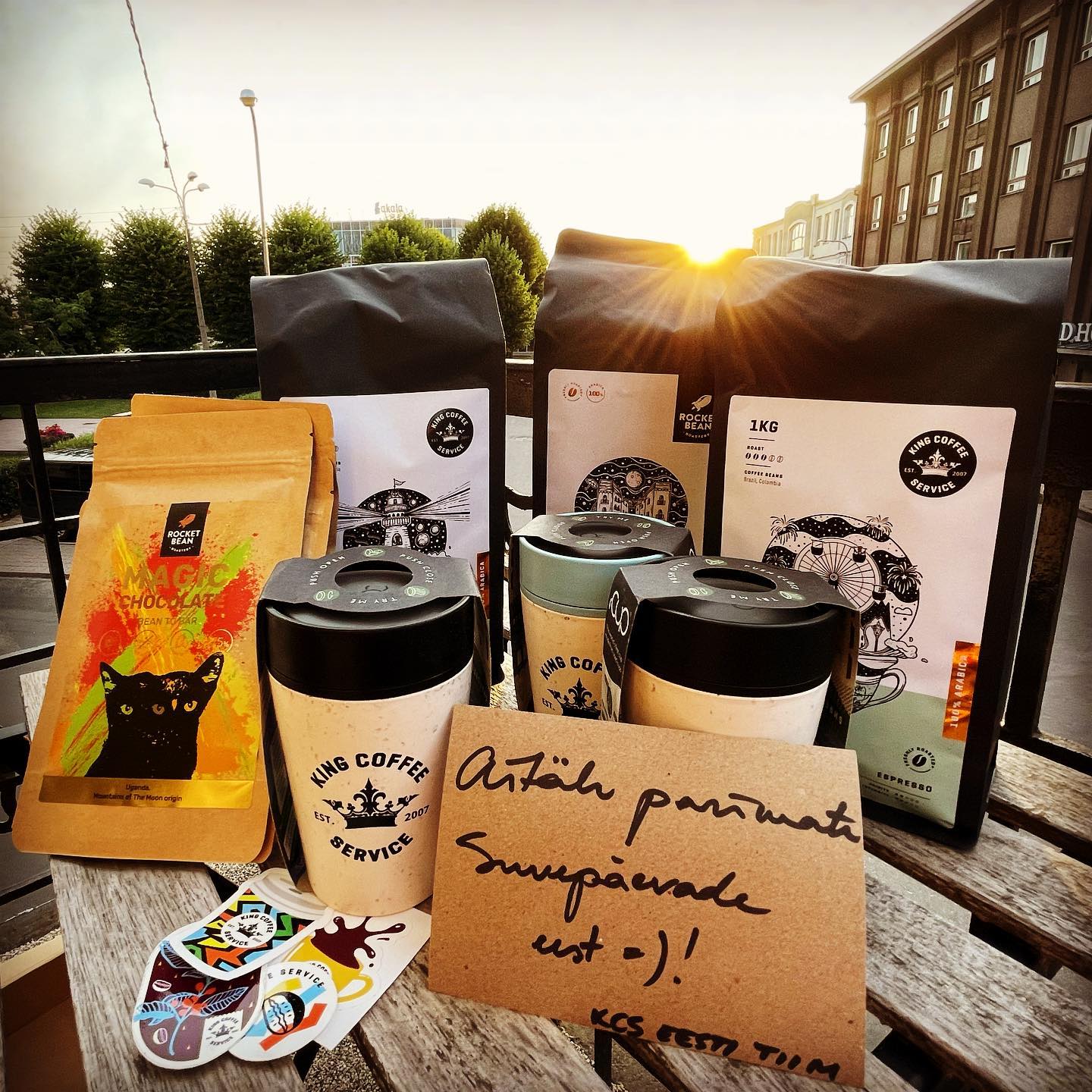 See hetk, kui saad kliendilt tänukingi.☺️ #kingcoffeeservice #elamuspank #suvepäevad #suurtänu